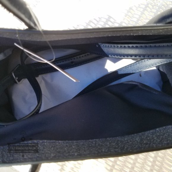 Kate Spade Trista SATCHEL card HOLDER navy SET - Picture 2 of 9